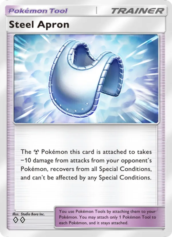 Steel Apron - Wisdom of Sea and Sky Pokemon Card