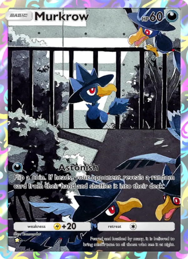 Murkrow - Wisdom of Sea and Sky Pokemon Card