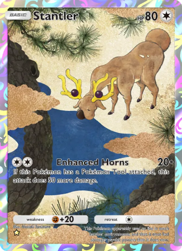 Stantler - Wisdom of Sea and Sky Pokemon Card