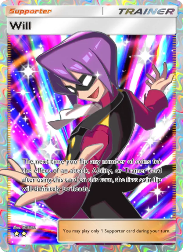 Will - Wisdom of Sea and Sky Pokemon Card