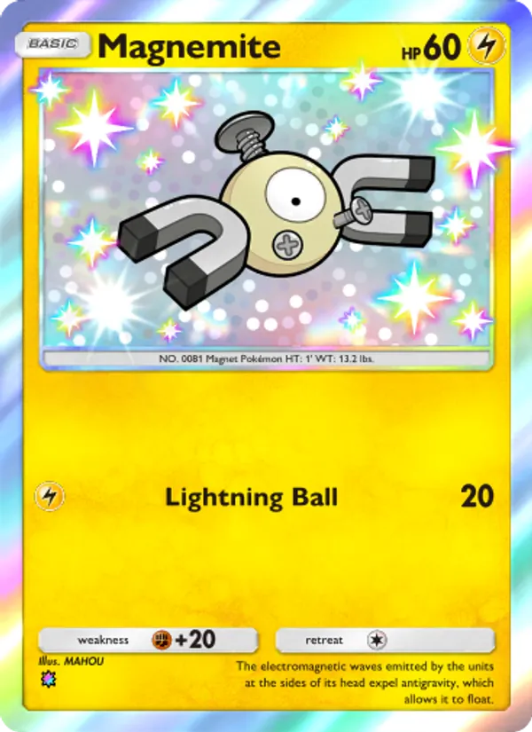 Magnemite - Wisdom of Sea and Sky Pokemon Card