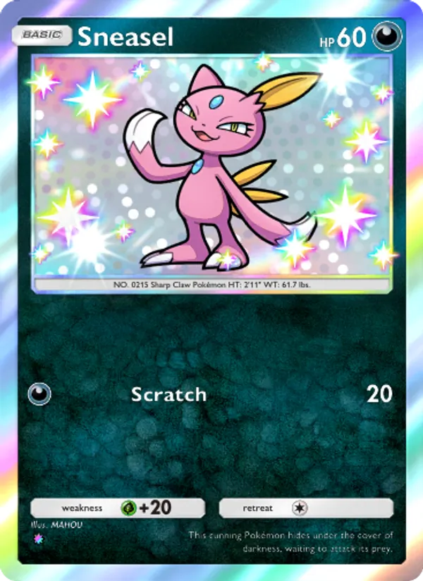Sneasel - Wisdom of Sea and Sky Pokemon Card