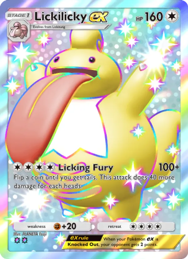 Lickilicky ex - Wisdom of Sea and Sky Pokemon Card