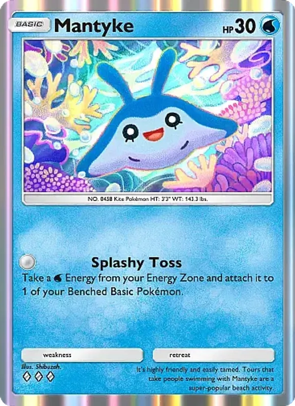 Mantyke - Secluded Springs Pokemon Card