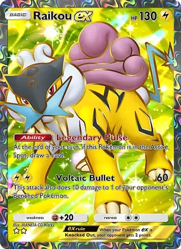 Raikou ex - Secluded Springs Pokemon Card
