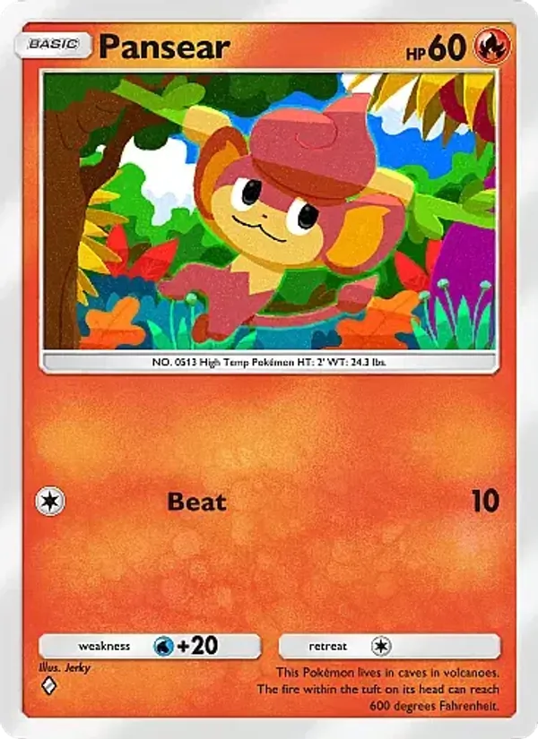 Pansear - Mega Rising Pokemon Card