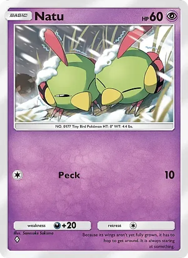 Natu - Mega Rising Pokemon Card