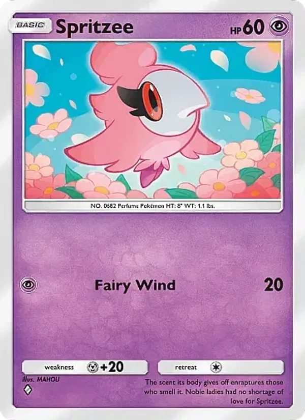 Spritzee - Mega Rising Pokemon Card