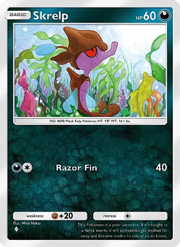 Skrelp - Mega Rising Pokemon Card