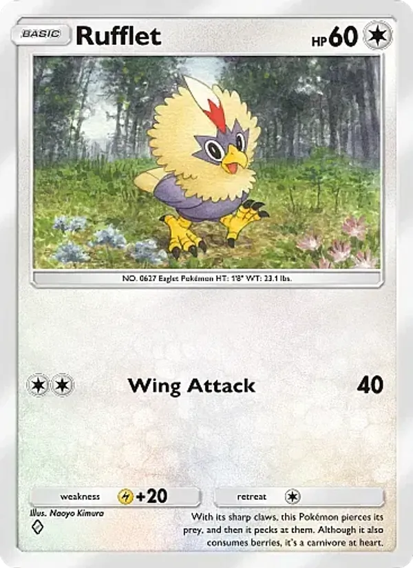 Rufflet - Mega Rising Pokemon Card