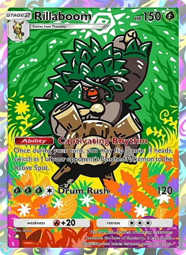 Rillaboom - Mega Rising Pokemon Card