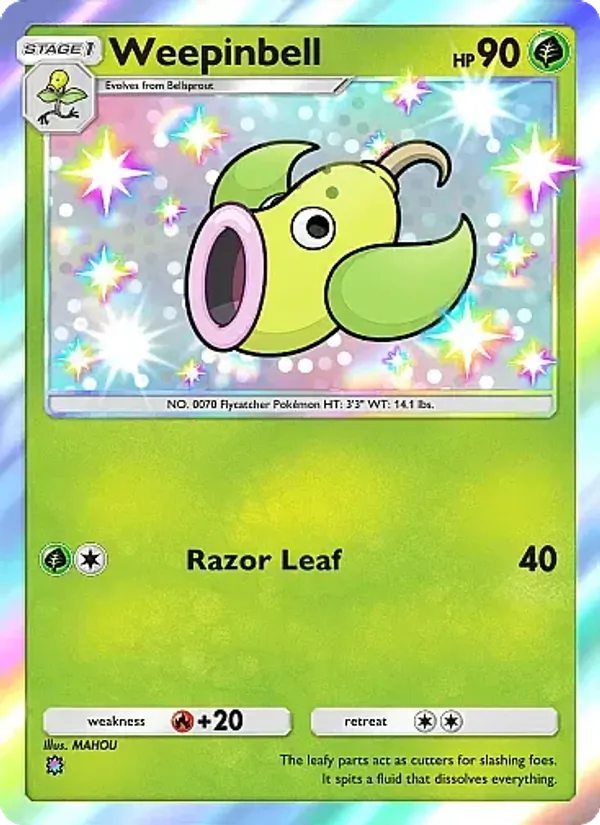 Weepinbell - Mega Rising Pokemon Card