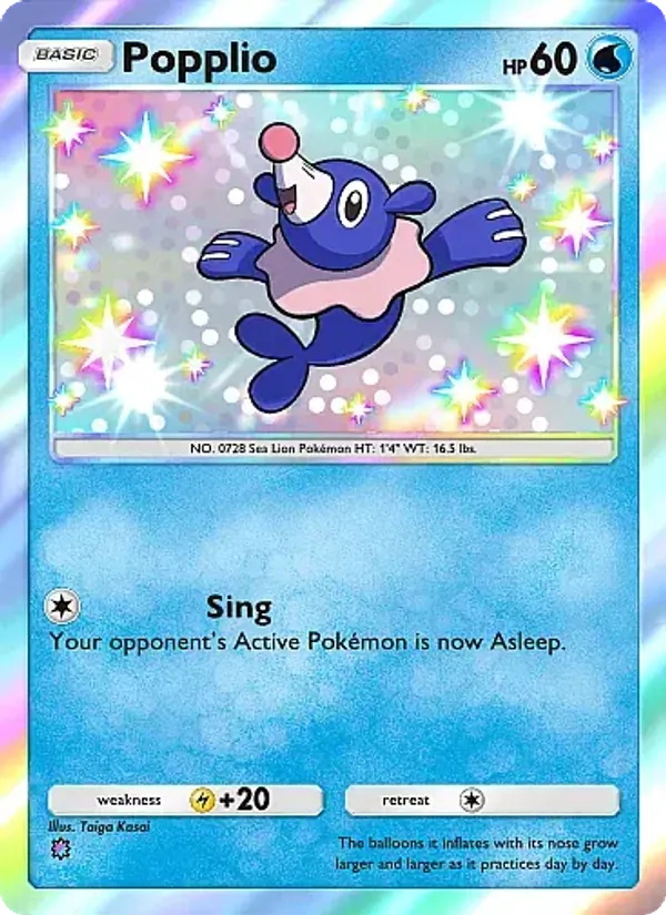Popplio - Mega Rising Pokemon Card