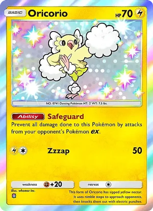 Oricorio - Mega Rising Pokemon Card