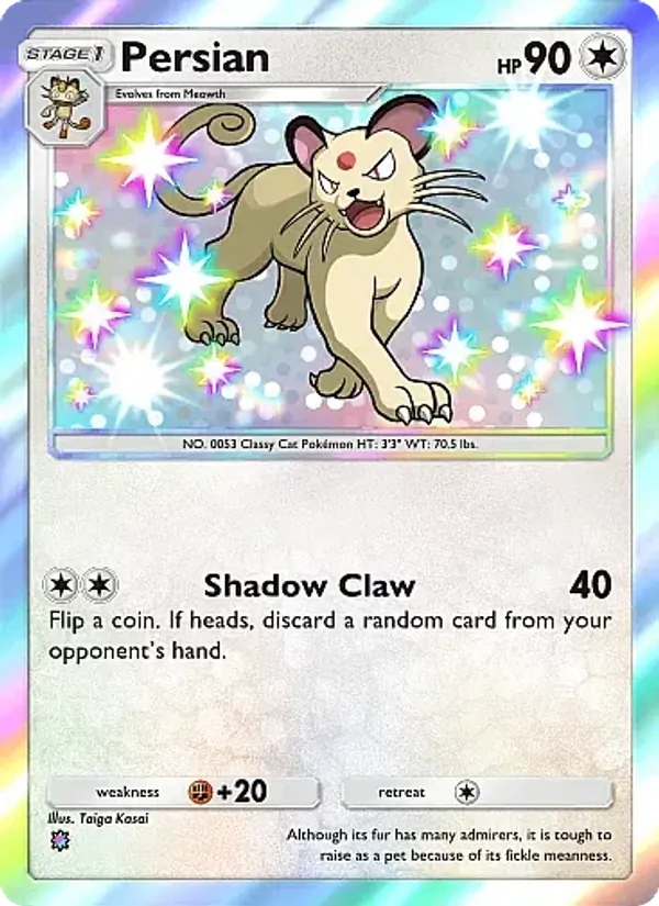 Persian - Mega Rising Pokemon Card