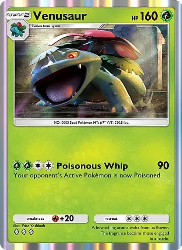 Venusaur - Crimson Blaze Pokemon Card