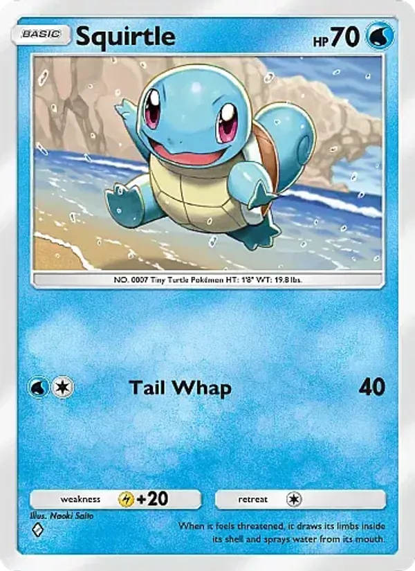 Squirtle - Crimson Blaze Pokemon Card