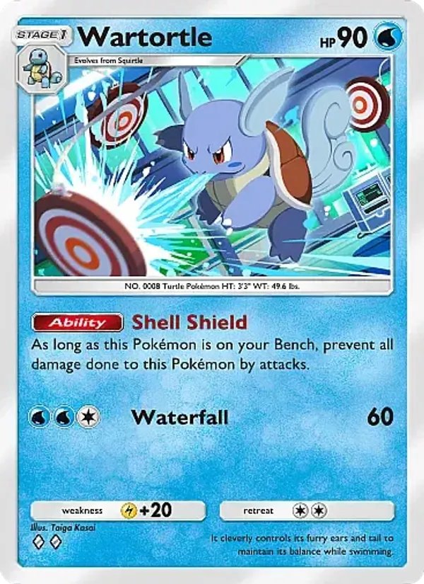 Wartortle - Crimson Blaze Pokemon Card