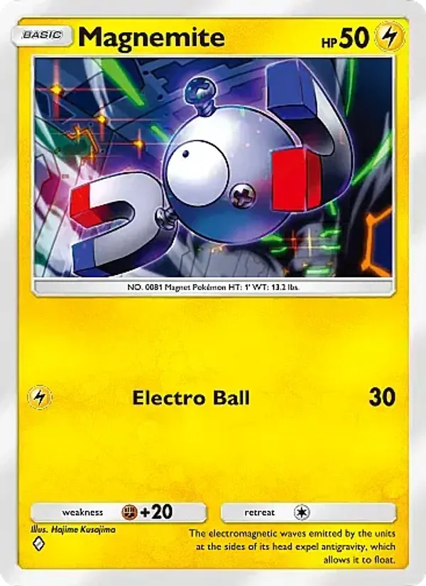 Magnemite - Crimson Blaze Pokemon Card