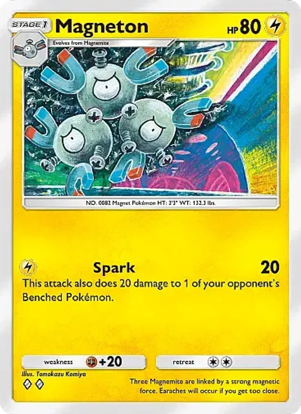 Magneton - Crimson Blaze Pokemon Card