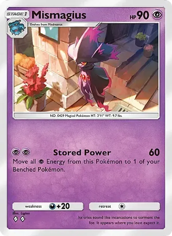 Mismagius - Crimson Blaze Pokemon Card