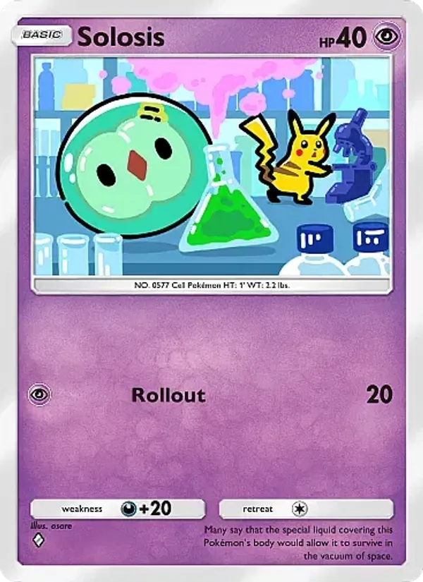 Solosis - Crimson Blaze Pokemon Card