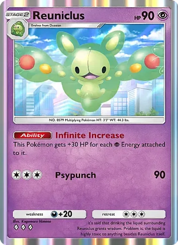 Reuniclus - Crimson Blaze Pokemon Card