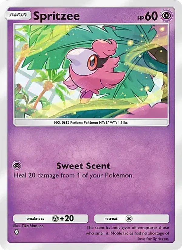 Spritzee - Crimson Blaze Pokemon Card
