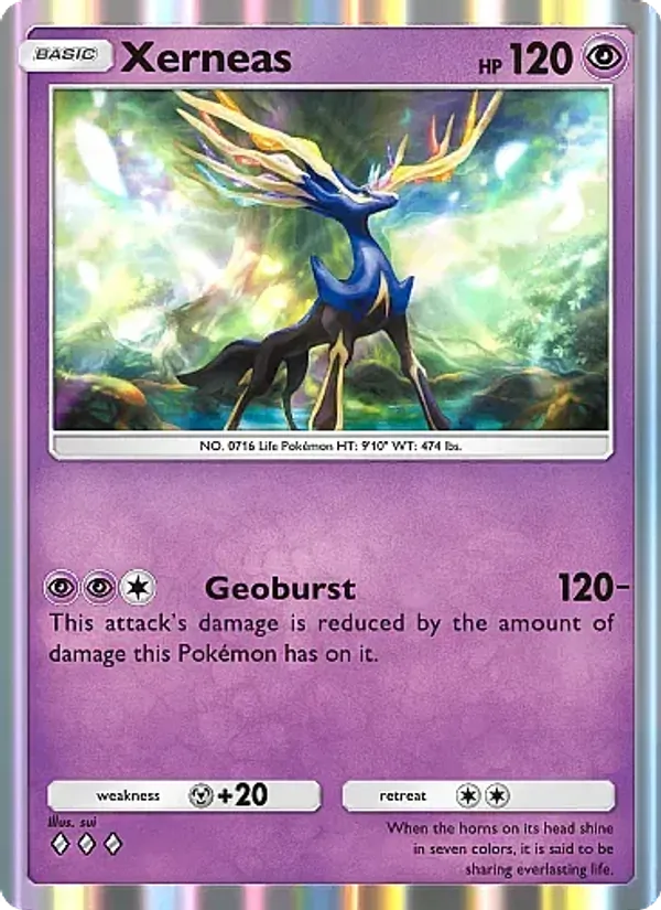 Xerneas - Crimson Blaze Pokemon Card