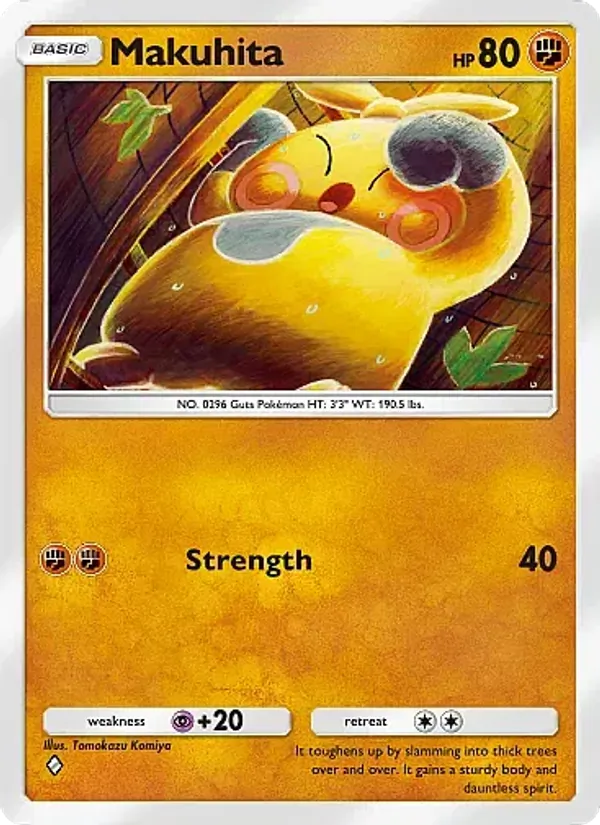 Makuhita - Crimson Blaze Pokemon Card