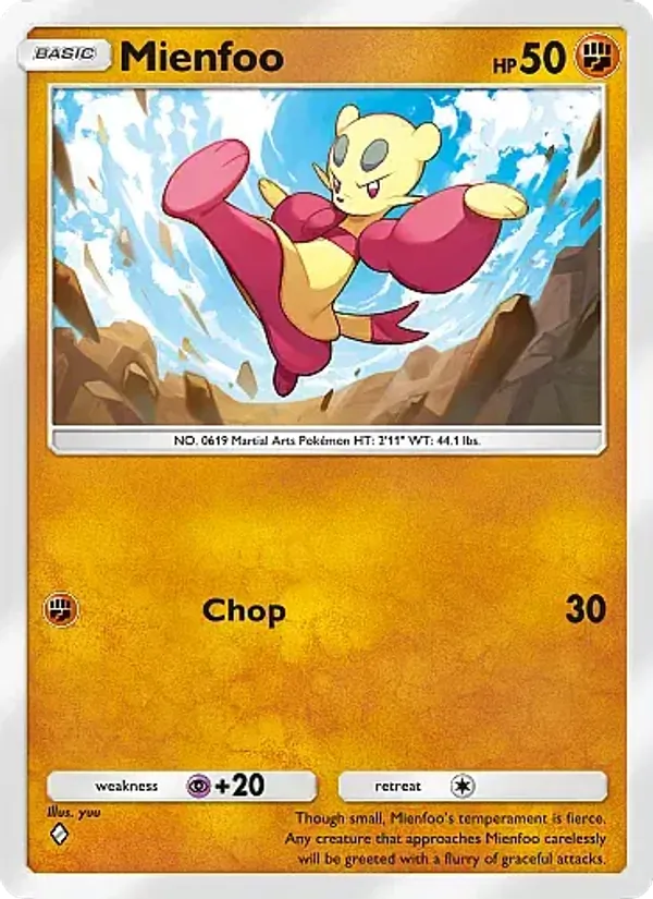 Mienfoo - Crimson Blaze Pokemon Card