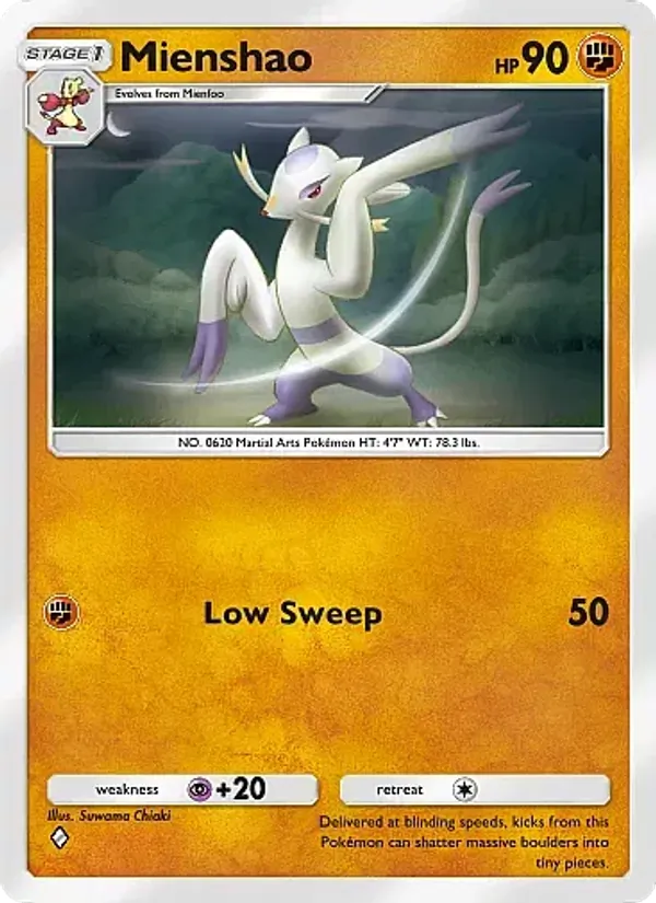 Mienshao - Crimson Blaze Pokemon Card