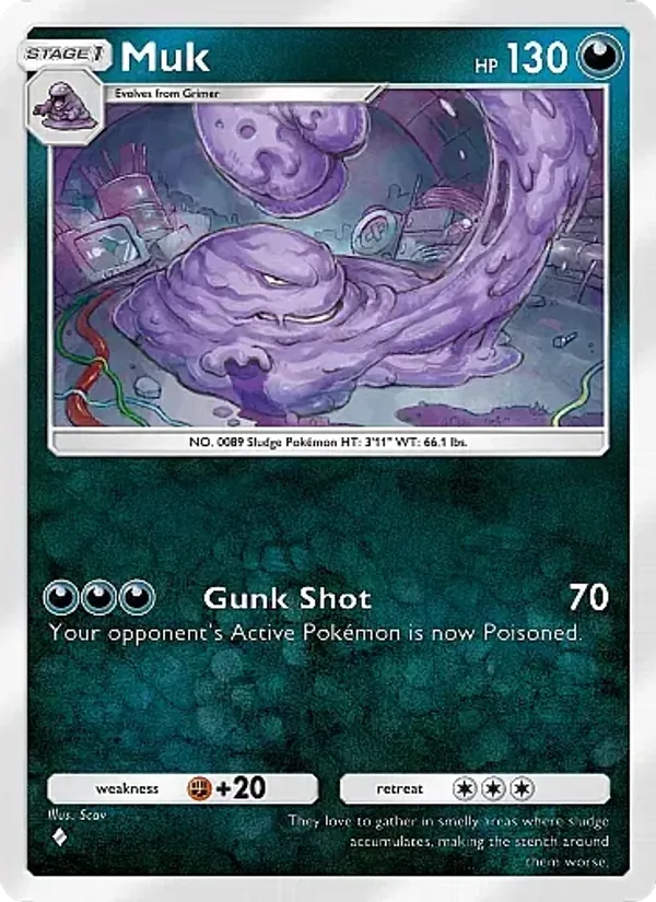 Muk - Crimson Blaze Pokemon Card