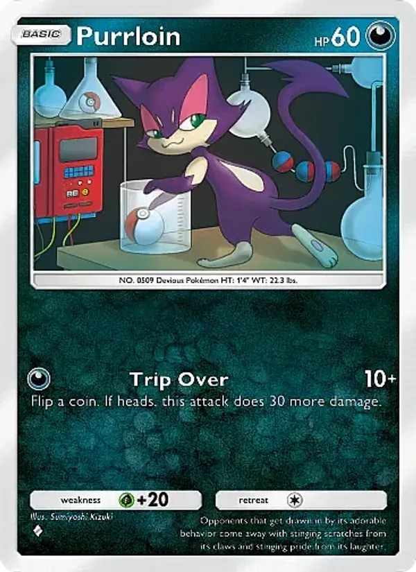 Purrloin - Crimson Blaze Pokemon Card