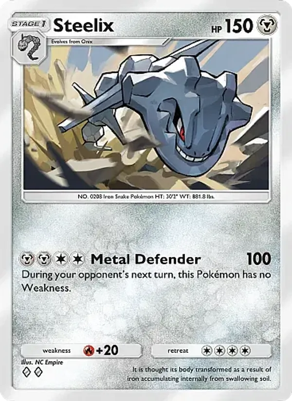 Steelix - Crimson Blaze Pokemon Card