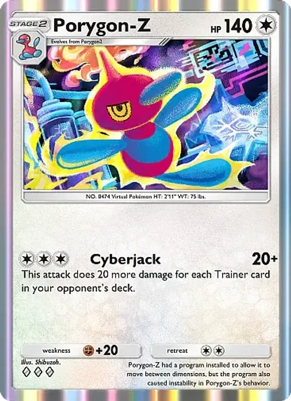 Porygon-Z - Crimson Blaze Pokemon Card