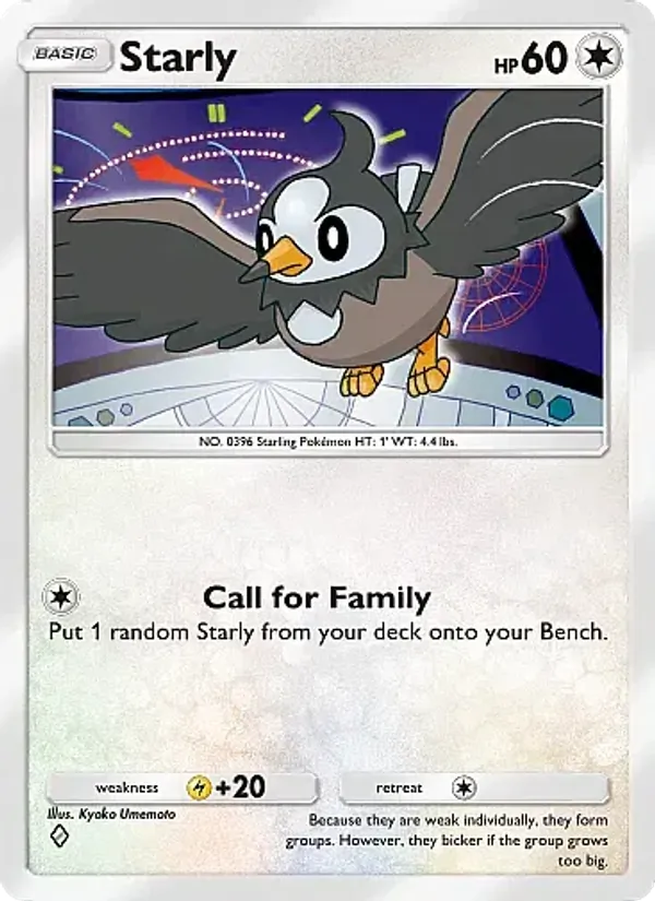 Starly - Crimson Blaze Pokemon Card