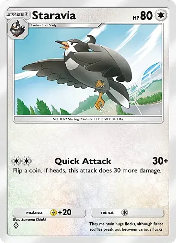 Staravia - Crimson Blaze Pokemon Card