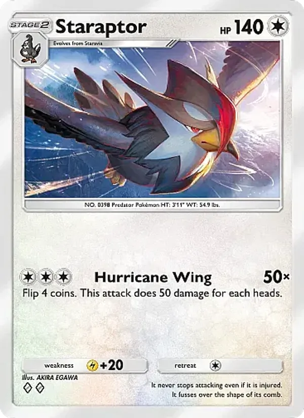 Staraptor - Crimson Blaze Pokemon Card