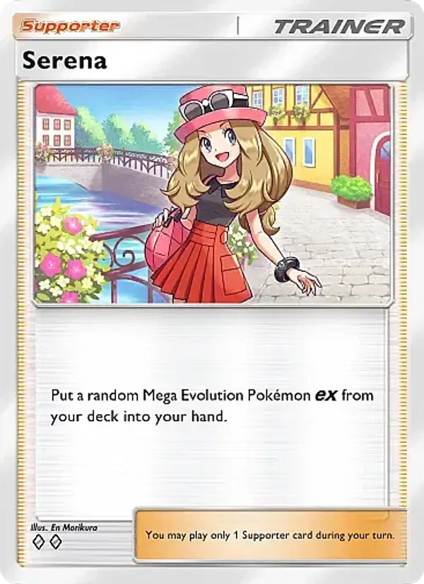 Serena - Crimson Blaze Pokemon Card