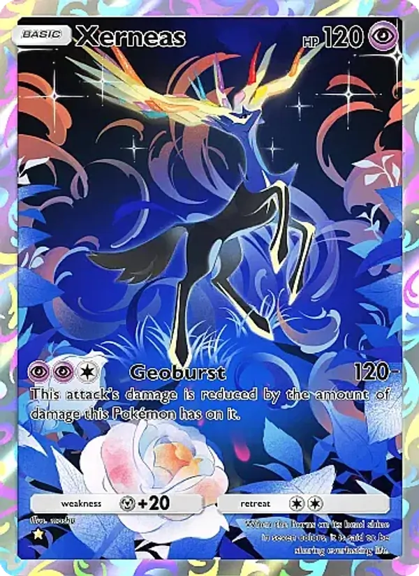 Xerneas - Crimson Blaze Pokemon Card