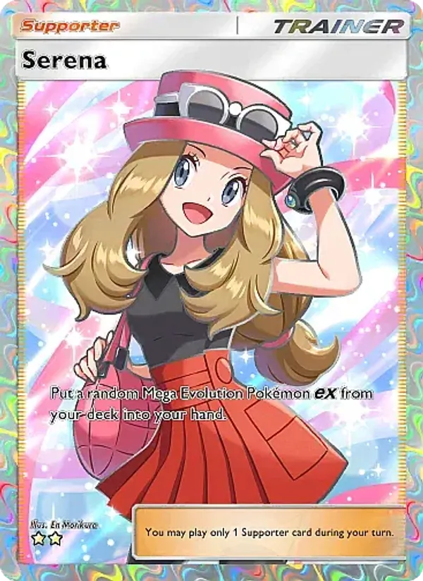 Serena - Crimson Blaze Pokemon Card