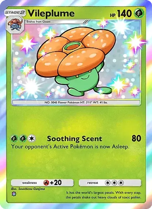 Vileplume - Crimson Blaze Pokemon Card