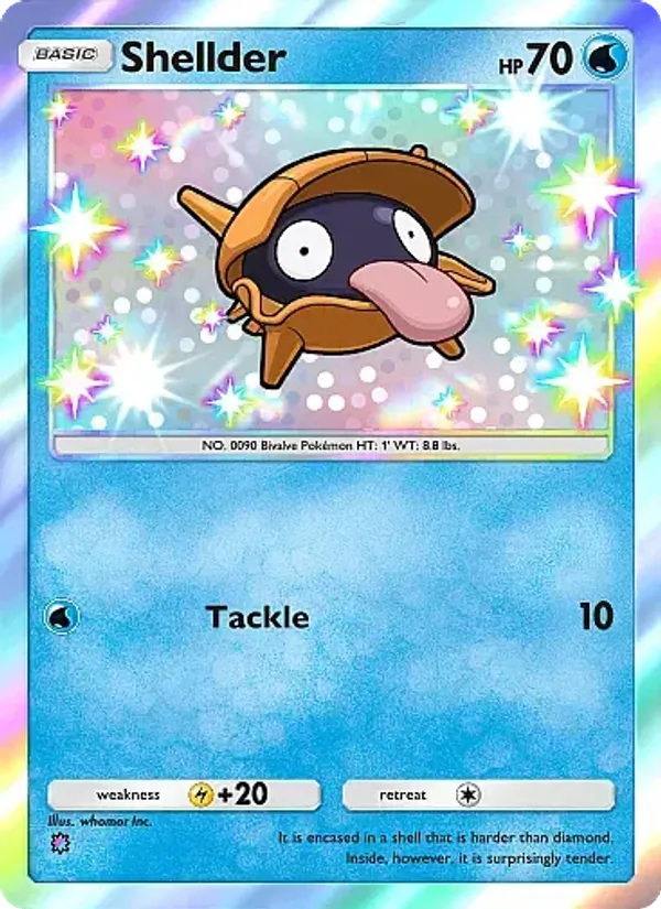 Shellder - Crimson Blaze Pokemon Card