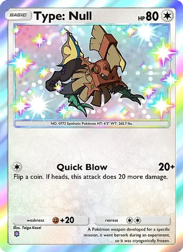 Type: Null - Crimson Blaze Pokemon Card