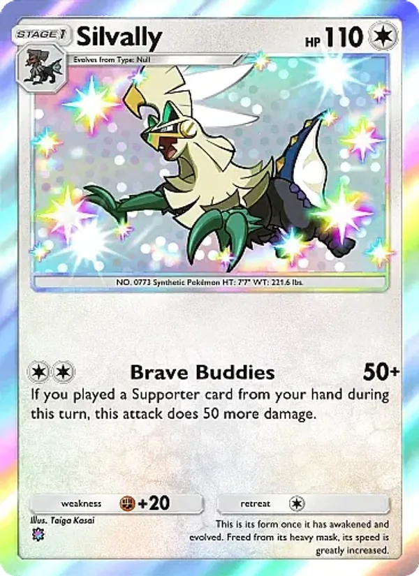 Silvally - Crimson Blaze Pokemon Card