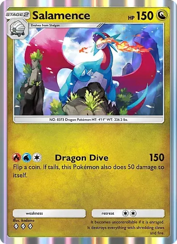 Salamence - Fantastical Parade Pokemon Card