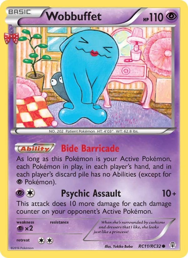 Wobbuffet - Generations Pokemon Card