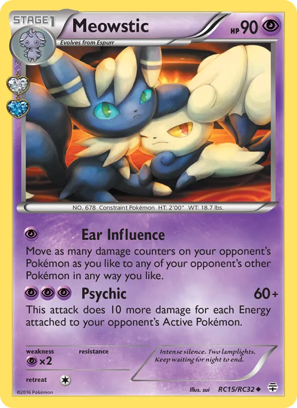 Meowstic - Generations Pokemon Card