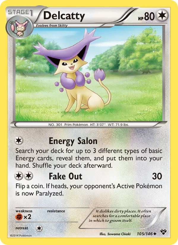 Delcatty - XY Pokemon Card